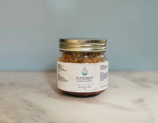 Himalayan Salt Scrub--Orange Eucalyptus