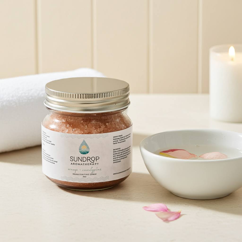 Himalayan Salt Scrub--Orange Eucalyptus