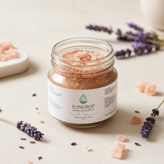 Himalayan Salt Scrub--Lavender Peppermint